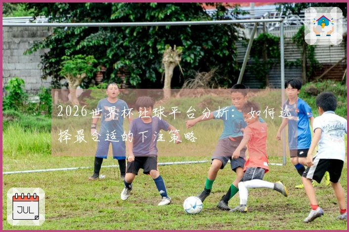 2026世界杯让球平台分析：如何选择最合适的下注策略